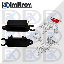Дръжка предна дясна врата Audi 80 100 200